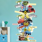 Ростомер-наклейка "Чемпион" Тачки, 50 х72 см - Фото 1