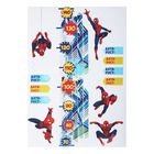 Наклейка - ростомер "Супергерой", Человек Паук, 50 х 72 см - Фото 2