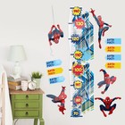 Наклейка - ростомер "Супергерой", Человек Паук, 50 х 72 см - Фото 1