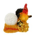 Сувенир полистоун световой "Петушок с золотом" МИКС 7,5х5х9 см - Фото 1