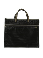 Портфель 1 отделение А4, текстильный, на молнии, с ручками, с карманом, чёрный - Фото 1