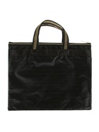 Портфель 1 отделение А4, текстильный, на молнии, с ручками, с карманом, чёрный - Фото 5