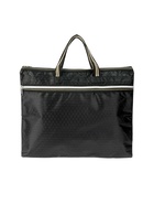 Портфель 1 отделение А4, текстильный, на молнии, с ручками, с карманом, чёрный 1404044