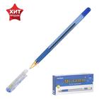 Ручка шариковая MC Gold, узел 0.7 мм, резиновый упор, стержень синий - Фото 2