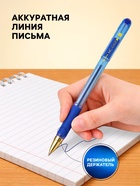 Ручка шариковая MunHwa. MC Gold, синий стержень, узел 0.7 мм, резиновый упор - Фото 2