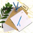 Ручка шариковая MunHwa. MC Gold, синий стержень, узел 0.7 мм, резиновый упор - Фото 5