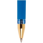 Ручка шариковая MunHwa. MC Gold, синий стержень, узел 0.7 мм, резиновый упор - Фото 7