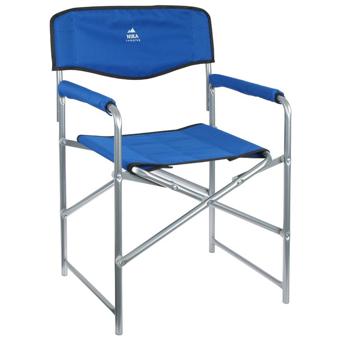 Кресло складное КС3, 49 х 55 х 82 см, цвет синий - Фото 1