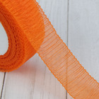 Лента капроновая гофрированная, 25мм, 10±1м, цвет оранжевый - Фото 2