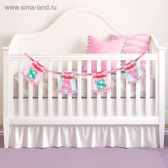 Гирлянда на ленте "BABY" - Фото 1