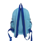 Рюкзак детский на молнии, 1 отдел, 2 наружных кармана, голубой - Фото 4