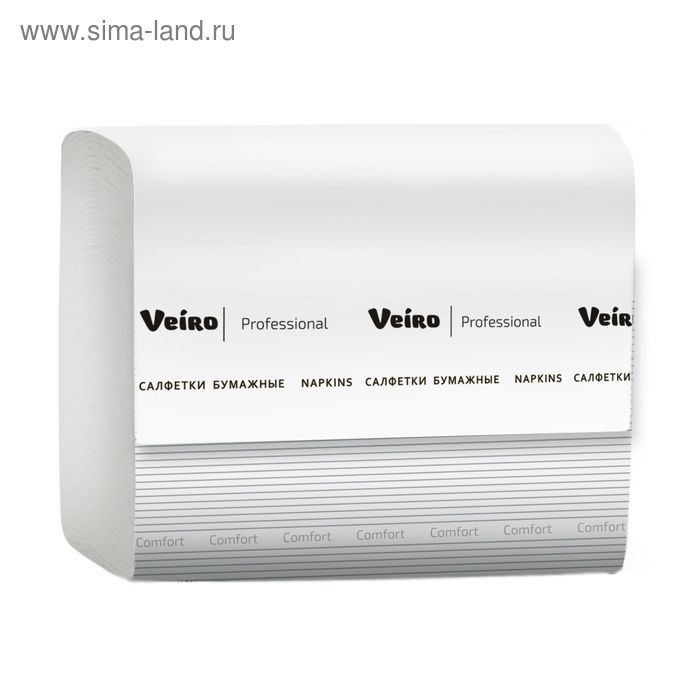 Салфетки бумажные Veiro Professional Comfort V сложение, 220 листов - Фото 1