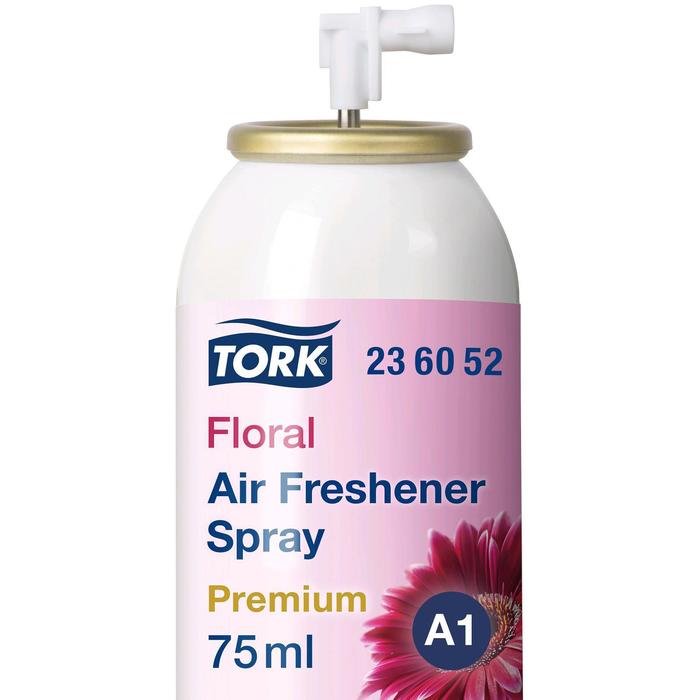 Освежитель воздуха аэрозольный Tork, цветочный аромат, (A1) 75 мл. - Фото 1