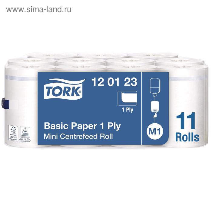 Протирочная бумага Tork базовая в мини рулоне с ЦВ (M1), 1 слой, 120 метров - Фото 1