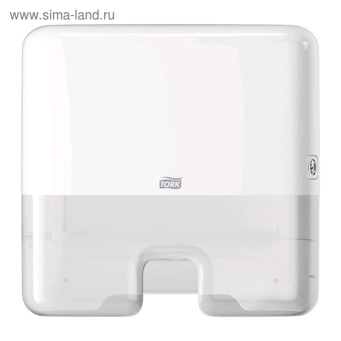 Диспенсер Tork Xpress для листовых полотенец сложения Multifold (H2), белый мини