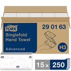 Полотенца листовые Tork Singlefold сложения ZZ (H3), упаковка 250 листов - Фото 3