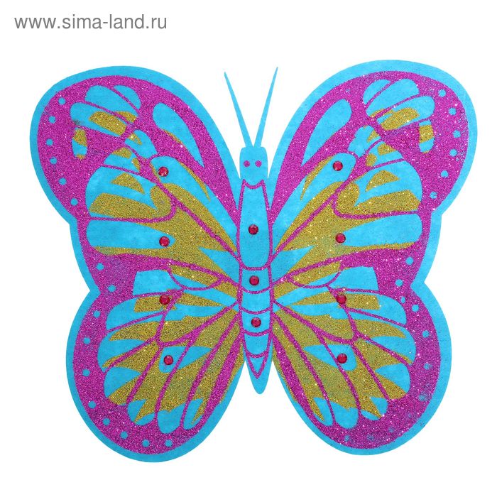 Карнавальные крылья "Цветная бабочка", цвета МИКС - Фото 1