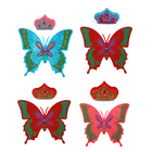 Карнавальный набор "Бабочка", 2 предмета: крылья, корона, 3-5 лет, цвета МИКС - Фото 4