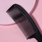 Расчёска с ручкой, 18×3.5(±1) см, чёрная - Фото 2