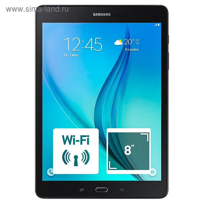 Планшет Samsung Galaxy Tab A SM-T355, 16Gb, (SM-T355NZKASER), черный - Фото 1