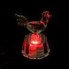 Сувенир световой стекло "Петушок-гребешок" МИКС 7х4х4 см - Фото 3