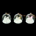 Сувенир стекло "Петушок в шаре" МИКС 6х6х6 см - Фото 3