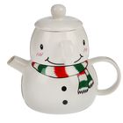 Набор чайный «Снеговик», 2 предмета: чайник, чашка - Фото 4