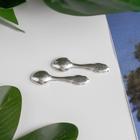Сувенир кошельковый металл "Ложка-загребушка" 2,5х0,7 см - Фото 3