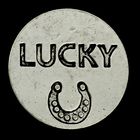 Сувенир кошельковый металл Lucky с подковой 2,5х2,5 см - Фото 1