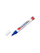 Маркер-краска, лаковый наконечник, пулевидный 4 мм, ширина линии 2.5 мм, синяя, цена за 1 штуку - Фото 7