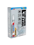 Маркер-краска, лаковый наконечник, пулевидный 4 мм, ширина линии 2.5 мм, синяя, цена за 1 штуку - Фото 9