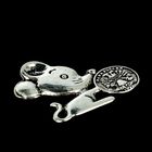 Сувенир кошельковый металл "Мышонок с рублем" 2,2х2 см - Фото 2