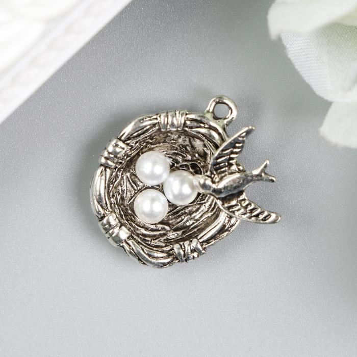 Декор металл "Ласточкино гнездо" 2х2 см - Фото 1