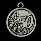 Сувенир кошельковый металл "50 центов" 3х3 см - Фото 1