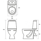 Унитаз-компакт «Идеал Комфорт», 1-режим, арматура Alca Plast, белый - Фото 2