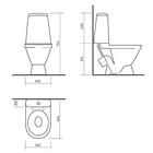 Унитаз-компакт «Лада Эконом», 1-режим, арматура, белый - Фото 2