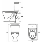 Унитаз-компакт «Стандарт Комфорт», 1-режим, арматура Alca Plast, белый 1511637