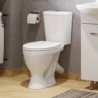 Унитаз компакт Sanita «Формат Стандарт», 1-режимная арматура Уклад, сиденье полипропилен, цвет белый - Фото 1