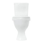 Унитаз компакт Sanita «Формат Стандарт», 1-режимная арматура Уклад, сиденье полипропилен, цвет белый - Фото 3