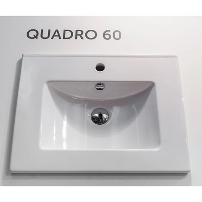 Умывальник Quadro 60 F01 УП (белый ВКС)