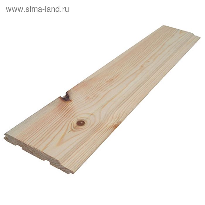 Евровагонка срощенная сорт С, 12,5х88 (96)х2500 мм (10 шт в уп) - Фото 1