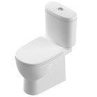 Унитаз компакт Sanita Art SL DM, 2-режима, сиденье с микролифтом, арматура Geberit, белый - Фото 1