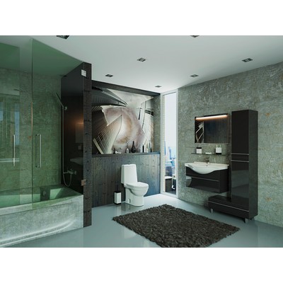 Унитаз компакт Sanita Next Luxe SL DM, 2-режима, арматура Geberit, белый