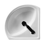 Раковина Santek «Ирис-36» угловой, c отверстием под смеситель, без пьедестала - Фото 3