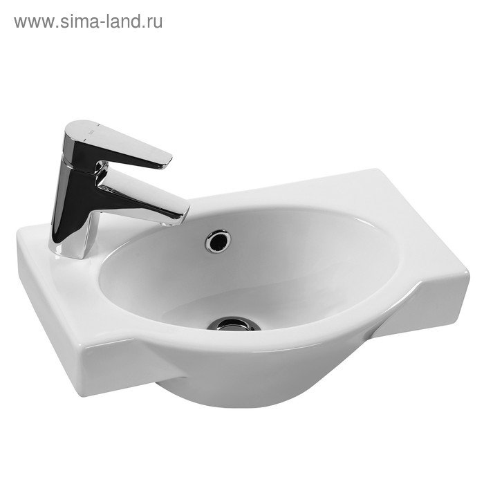 Раковина Santek «Форум-45» c левым отверстием под смеситель - Фото 1