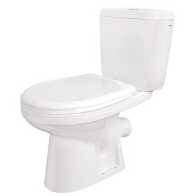 Унитаз-компакт Santek «Анимо» косой выпуск, двухрежимная арматура, сиденье дюропласт