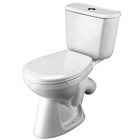 Унитаз-компакт Santek «Бриз» косой выпуск, однорежимная арматура, сиденье полипропилен - Фото 1