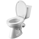 Унитаз-компакт Santek «Бриз» косой выпуск, однорежимная арматура, сиденье полипропилен - Фото 2