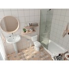 Унитаз-компакт Santek «Бриз» косой выпуск, однорежимная арматура, сиденье полипропилен - Фото 8