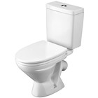 Унитаз-компакт Santek «Лига» косой выпуск, двухрежимная арматура «ИнкоЭр», сиденье полипропилен - Фото 1